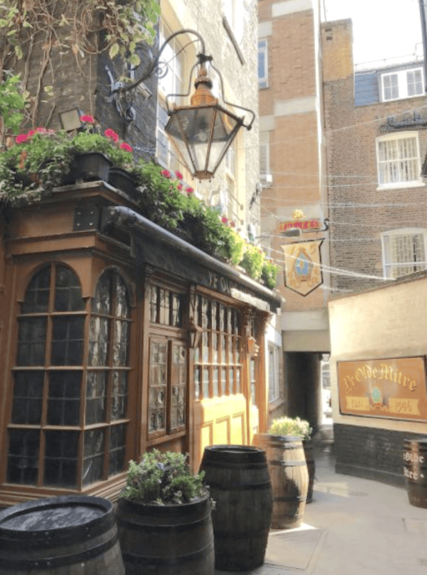 london the old mitre pub