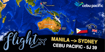 TITLE - CEBU PACIFIC - MANILA TO SYDNEY - DEC 23