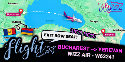 FLIGHT - WIZZAIR - BUCHAREST - YEREVAN W63241